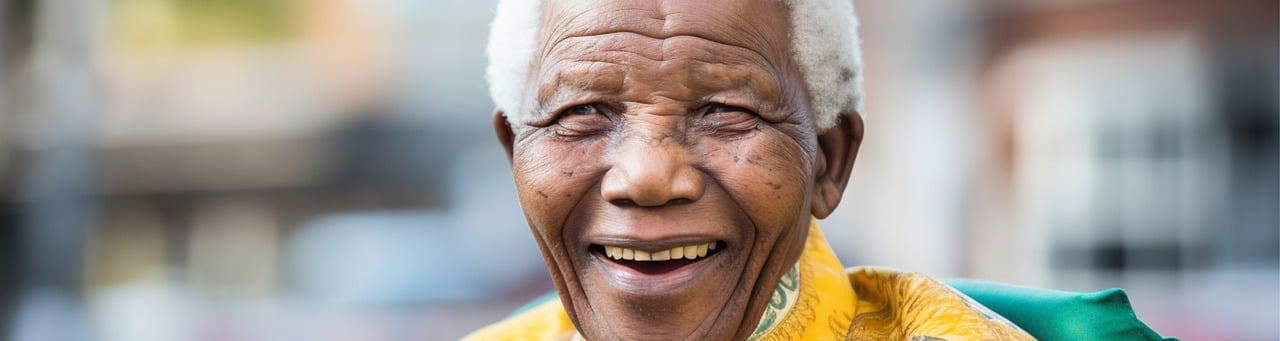 Nelson Mandela was an iconic leader.