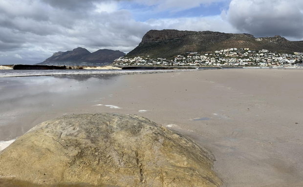 Cape Town view toward Fish Hoek False Bay