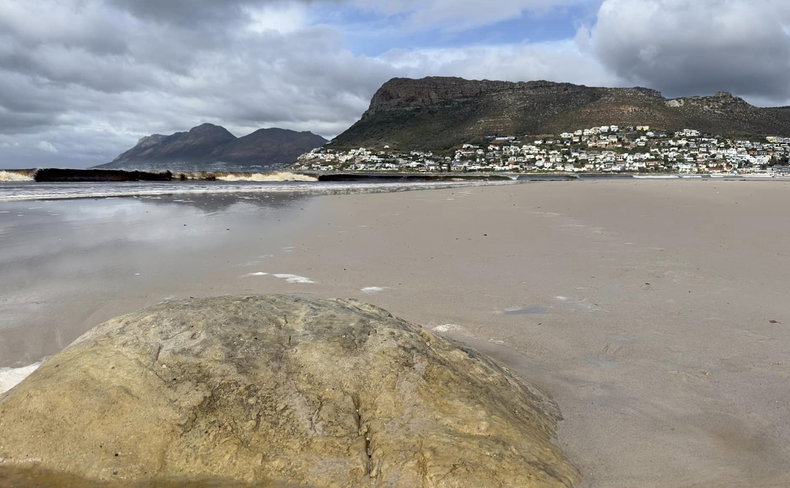 Cape Town view toward Fish Hoek False Bay