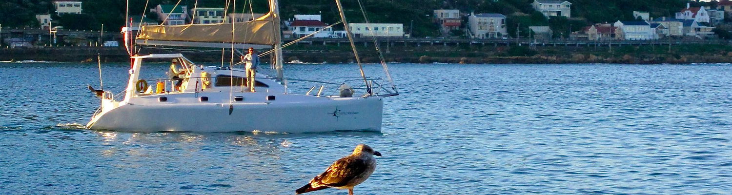 Sailing in Fish Hoek Bay