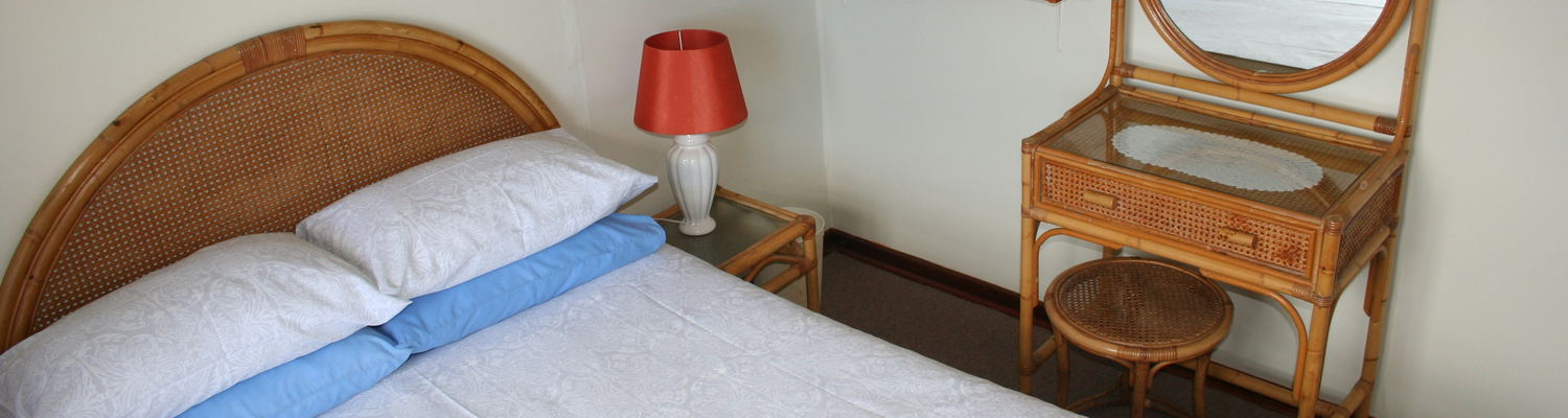 Main bedroom of Cottage 53, Seaside Cottages Fish Hoek