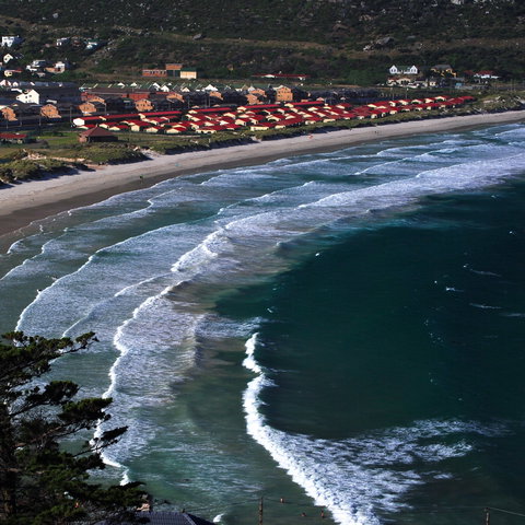 View of  Seaside Cottages from Elsies Peak - Fish Hoek