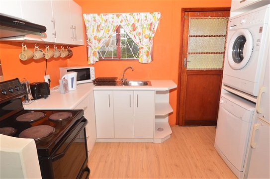 Kitchen area of Cottage 57, Seaside Cottages Fish Hoek