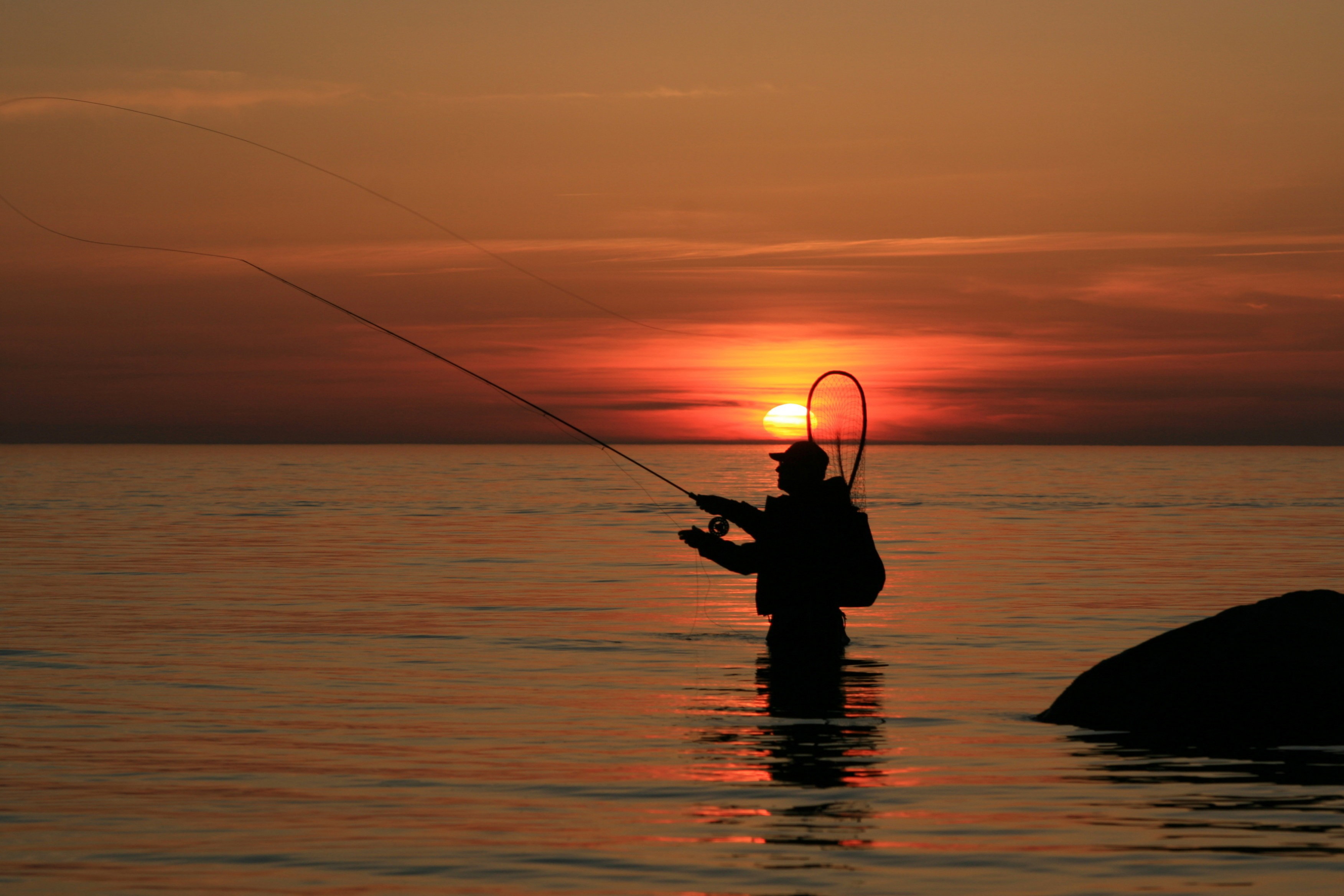 Fly fishing in Fish Hoek