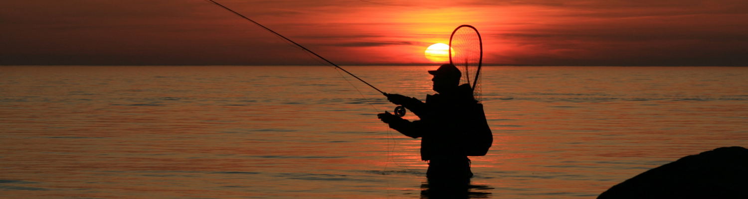 Fly fishing in Fish Hoek