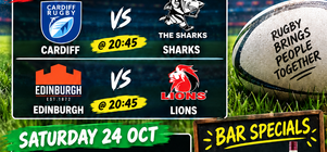 RUGBY THIS WEEKEND