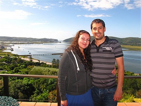 Claire & Fernando Pereira on honeymoon 4-6 Dec.  2013:
Thank you so much for your hospitality. We had a very relaxing 2 days on honeymoon. The view from the room is spectacular!!! We felt welcomed by yourself (Jenny & Chris), we will be sure to let others passing through Knysna know of your beautiful Guesthouse. It sure was Paradise.