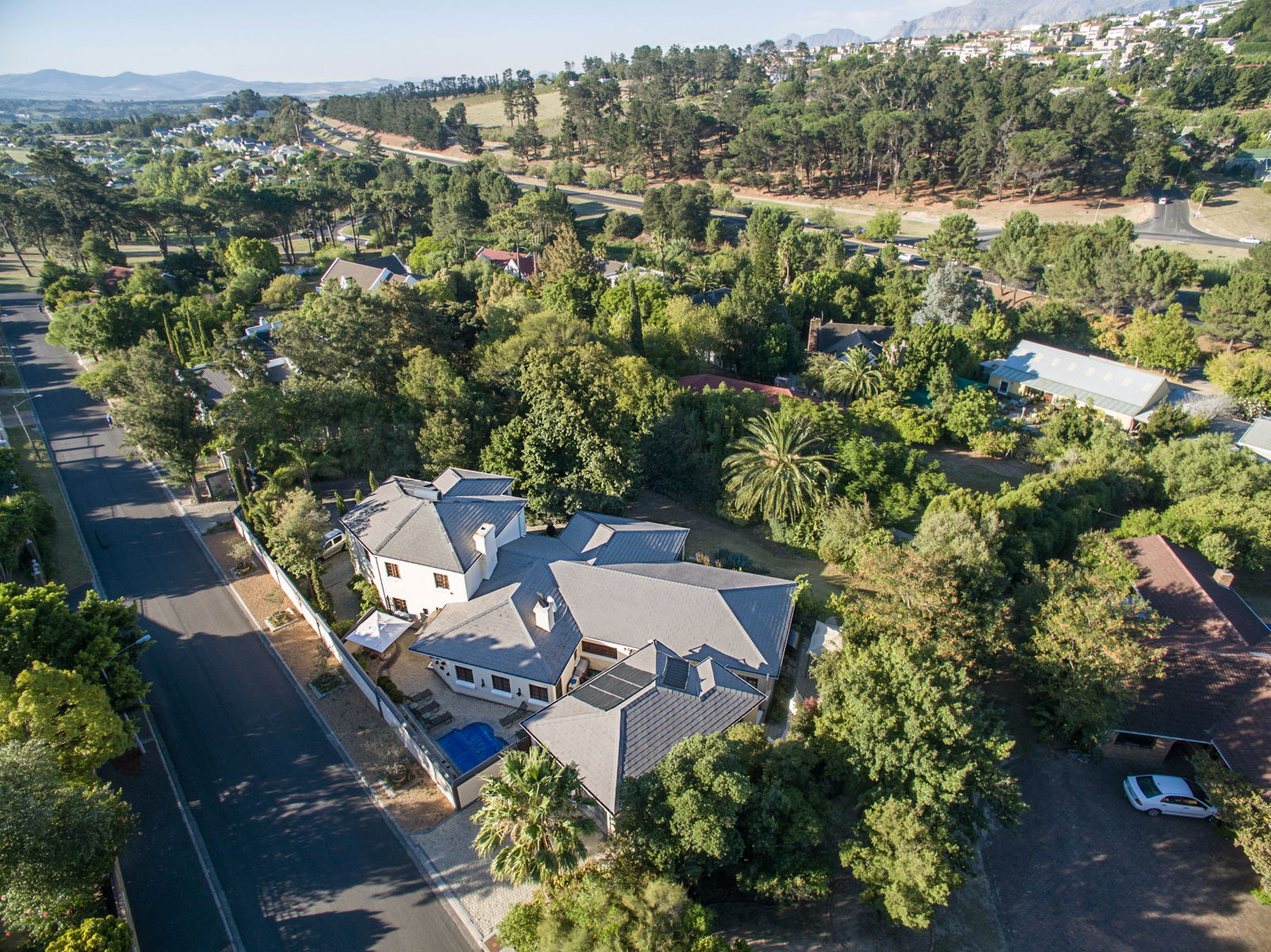 Blaauwheim from the air