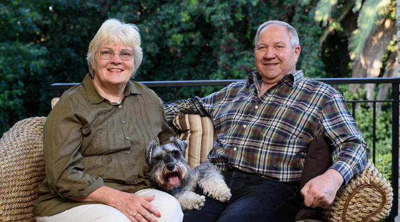 Johan and Jo-Anne Blaauw, owners / managers of Blaauwheim 5* Guest House Johan and Jo-Anne Blaauw, owners / managers of Blaauwheim 5* Guest House