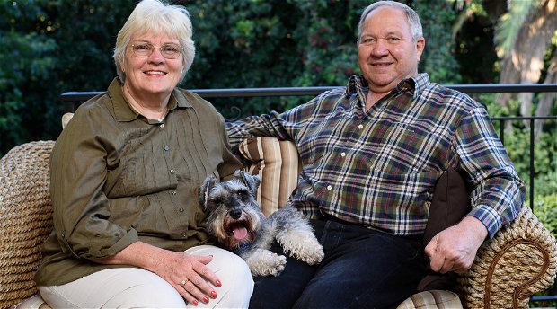 Johan and Jo-Anne Blaauw, owners / managers of Blaauwheim 5* Guest House Johan and Jo-Anne Blaauw, owners / managers of Blaauwheim 5* Guest House