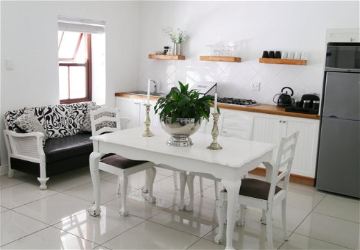 Kitchen with dining table
