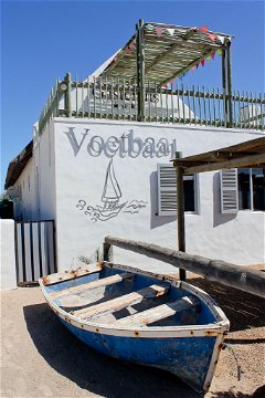 a View of Voetbaai's sundeck from the side.