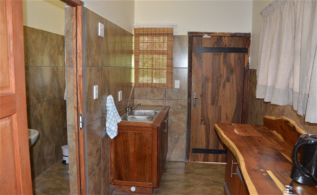 Stoep At Steenbok unit 3 kitchen and bathroom