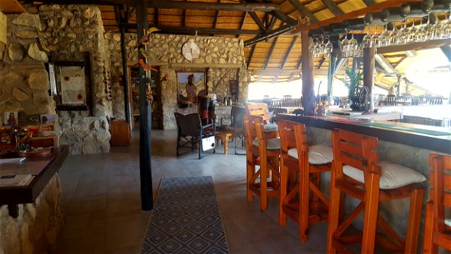 Kapika Waterfall Lodge/Epupa Lodge, Namibia - Lodge bar 