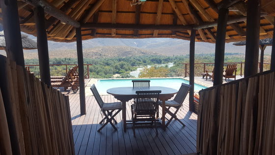 Kapika Waterfall Lodge/Epupa Lodge, Namibia - Pool deck