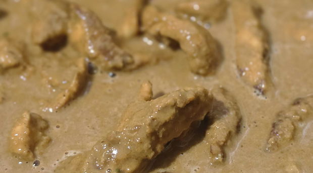 Satay chicken curry at Angler and Antelope in Somerset East Satay chicken curry at Angler and Antelope in Somerset East