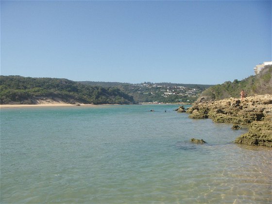 Snorkelling Swartvlei lagoon