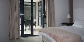 Bedroom, Apartment 905, Apartment 67 on Long Street