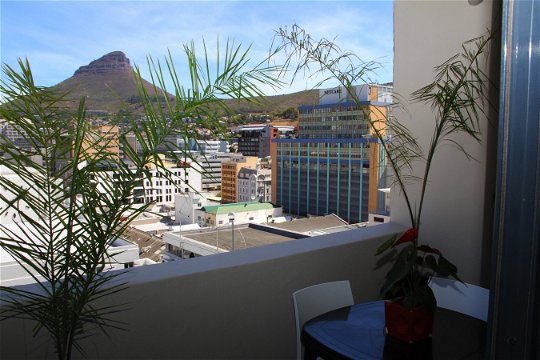 view of Lions Head from the balcony