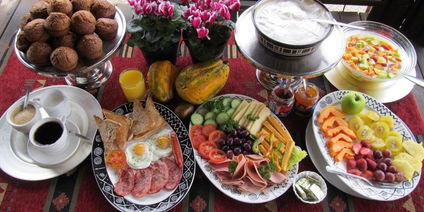 Breakfast at the Woodsman Restaurant