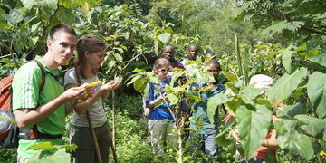Canoe Trekking on Lake Mutanda