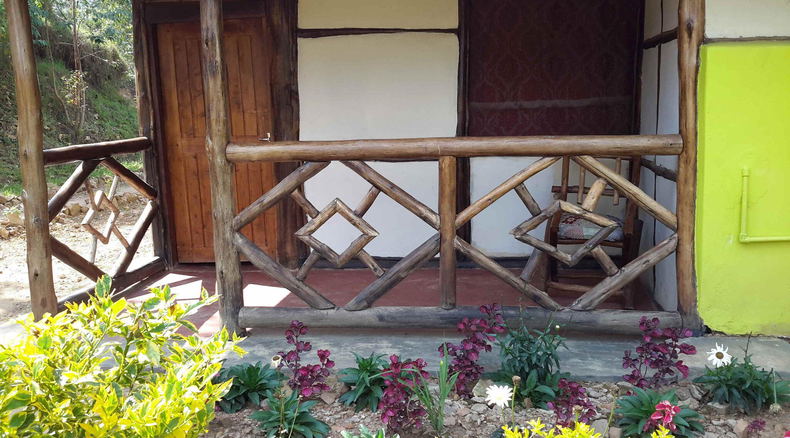 Hand crafted cottage with toilet and bathroom inside with all views of Bwindi Forest Hand crafted cottage with toilet and bathroom inside with all views of Bwindi Forest