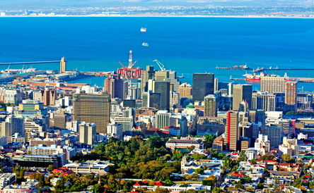 La ville de Cape Town