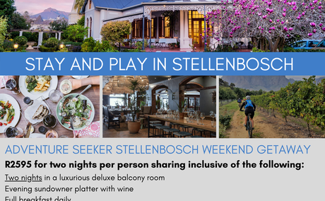 Stay and Play in Stellenbosch, Cape winelands