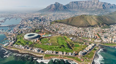 The mothercity, Cape Town, South Africa. Table Mountain is also listed on New7Wonders of Nature. Also home to the Cape Winelands, the wine and culinary capital of South Africa.