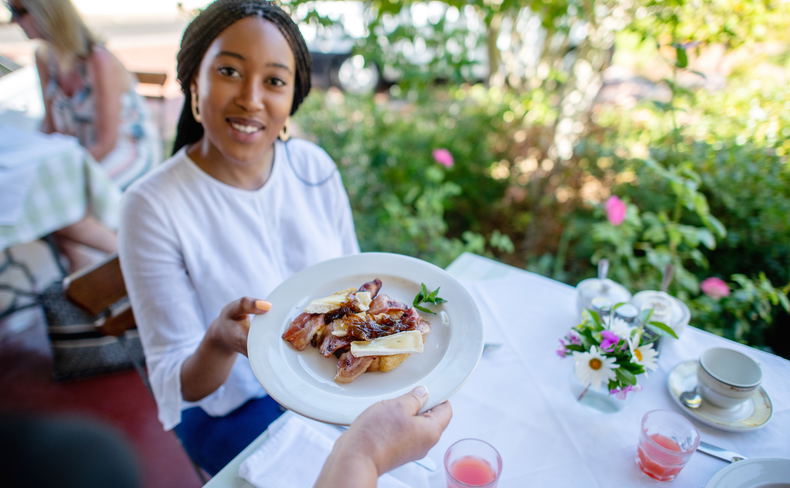 Bonne Esperance Guest house breakfast