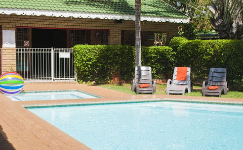 Solar heated pool