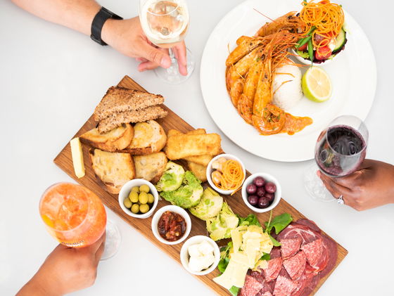 Tapas tasting platter