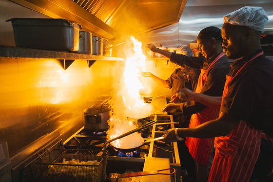Chefs all fired up