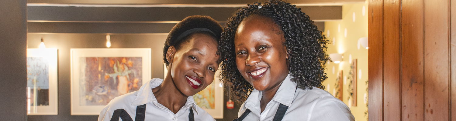 Happy staff
