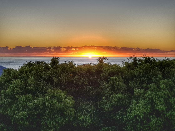 Breathtaking sunsets from the balcony.