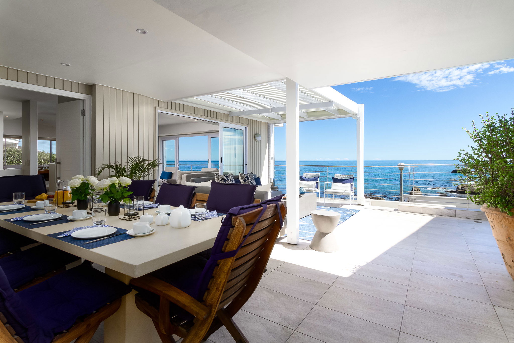 Private patio offers outdoor living