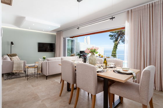 Dining and living area