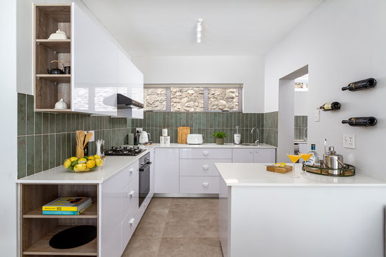 Fully equipped self catering kitchen