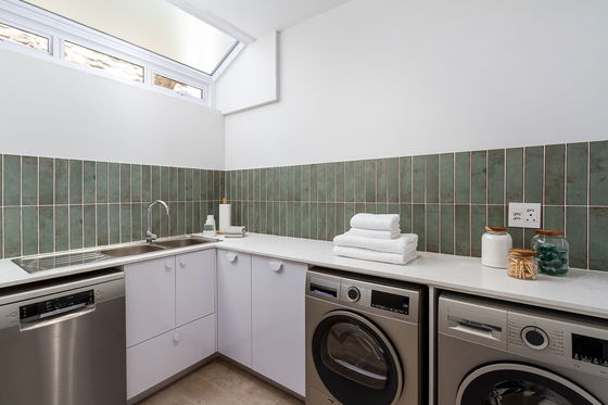 Scullery and laundry area