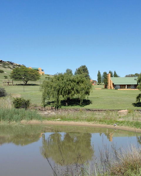 View from dam to Farmhouse Apartments