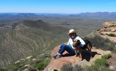 karoo view from mountain top accommodation