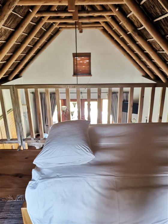 2 single beds on the loft