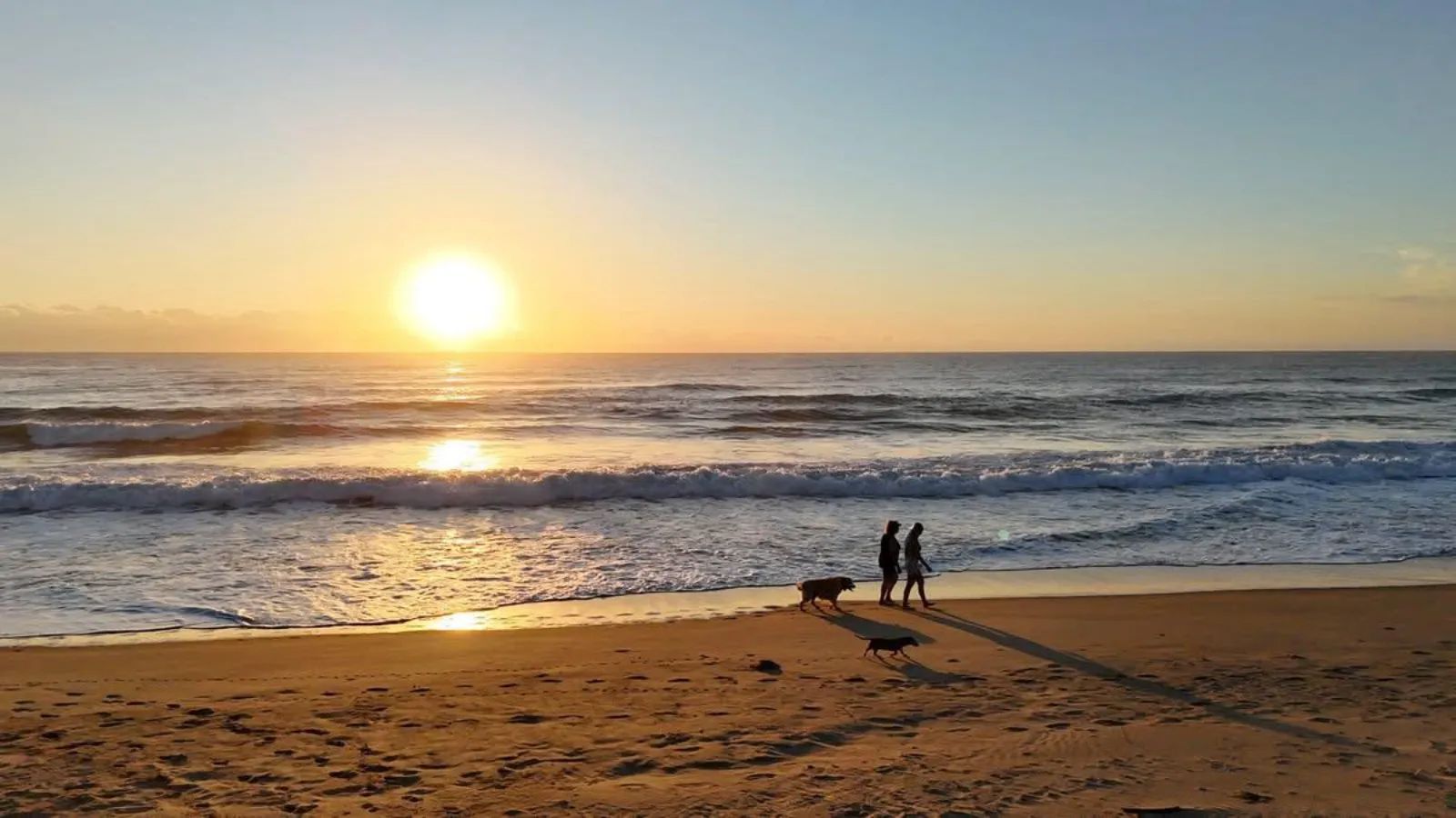 Relaxed self-catering lifestyle in St Lucia Walking along Cape Vidal beach in iSimangaliso Wetland Park near St Lucia