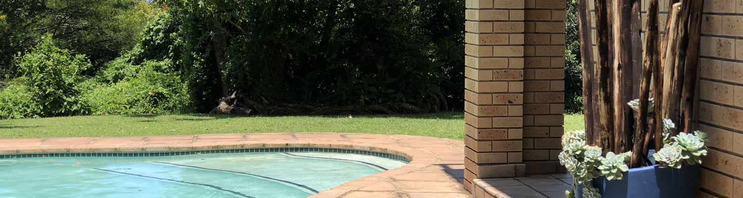 Deep swimming pool at Ingwenya Lodge in St Lucia