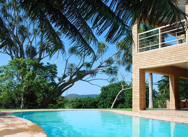 Deep swimming pool at Ingwenya Lodge in St Lucia Deep swimming pool at Ingwenya Lodge in St Lucia