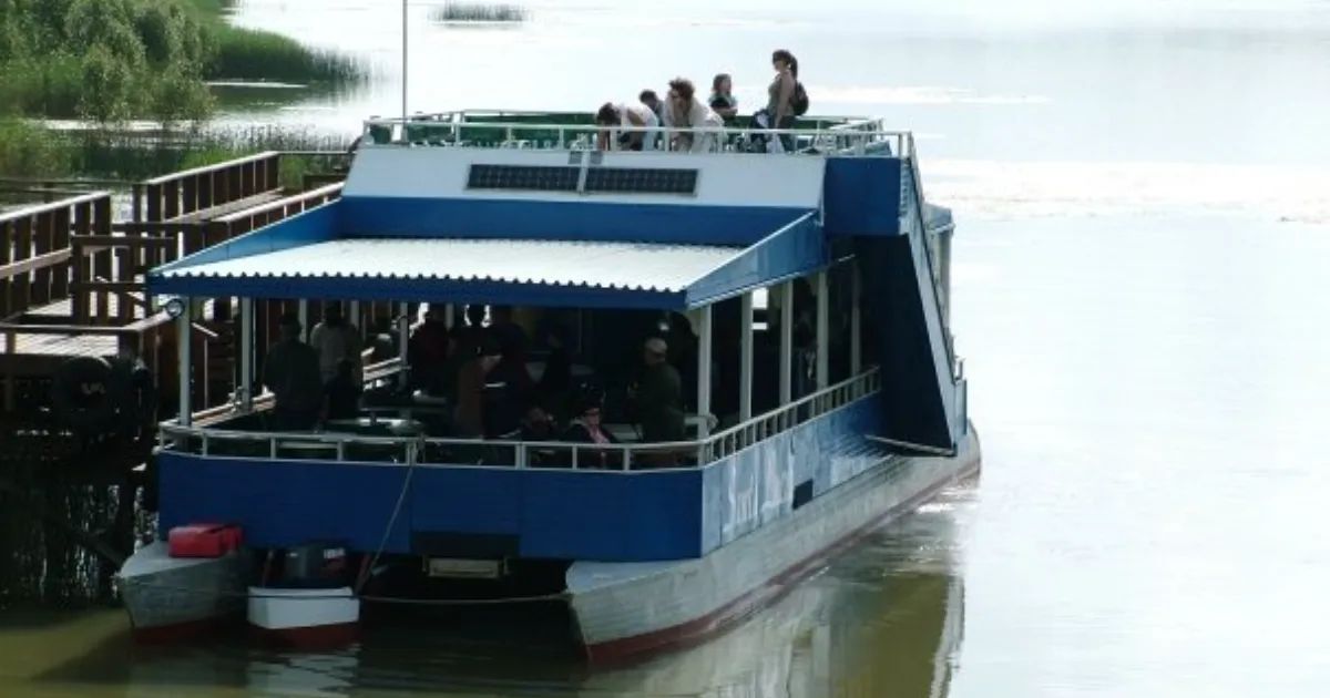 St Lucia Estuary boat cruise or wetland view