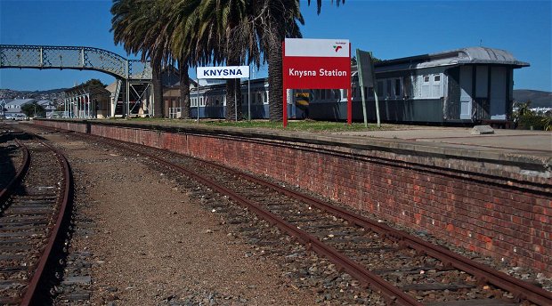 Knysna Station, George Knysna branch line. Image Martin Hatchuel Classic Rail