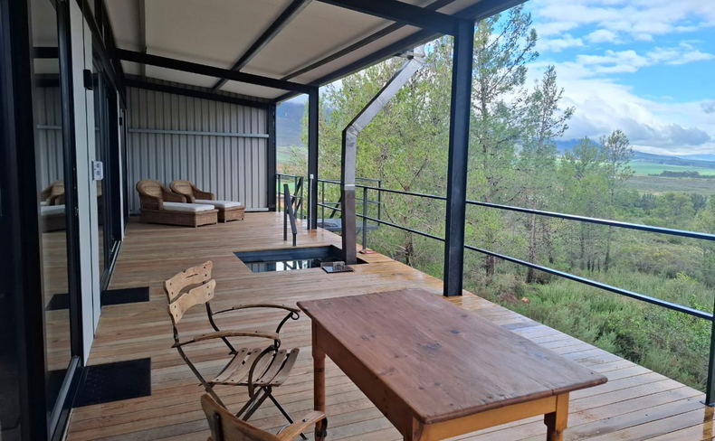Outpost Self-Catering Cottage at Bergsicht Country Cottages, with private wood-fired hot tubs, BBQ facilities, indoor fire places, only 120km from Cape Town, Western Cape Outpost Self-Catering Cottage at Bergsicht Country Cottages, with private wood-fired hot tubs, BBQ facilities, indoor fire places, only 120km from Cape Town, Western Cape