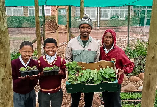 Garden at Bongolethu Primary School 