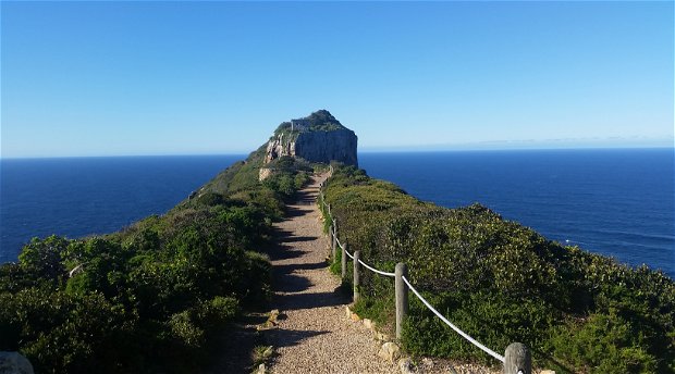 The path to the new light house at Cape Point The path to the new light house at Cape Point